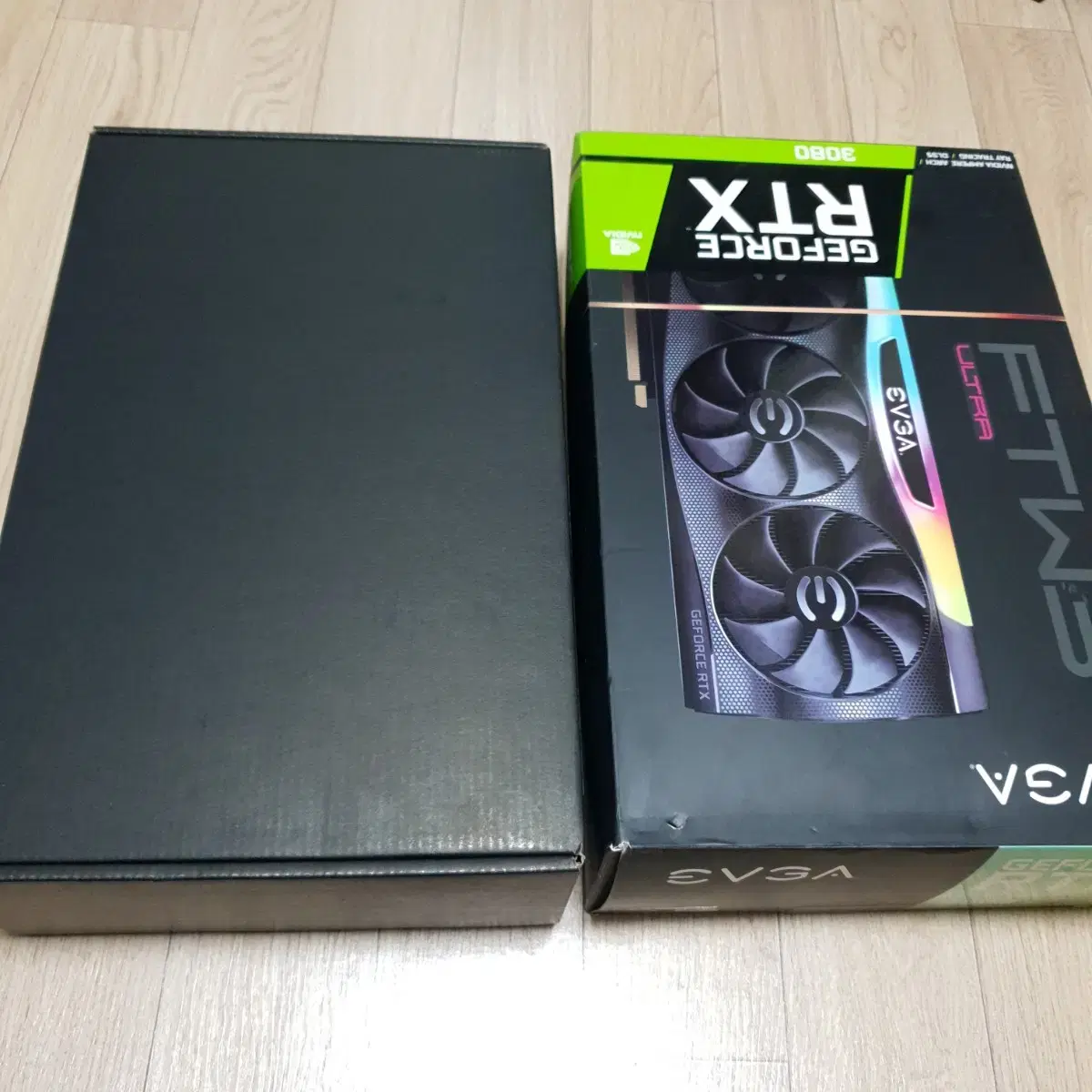 EVGA 3080 FTW3 GEFORCE RTX  그래픽카드박스