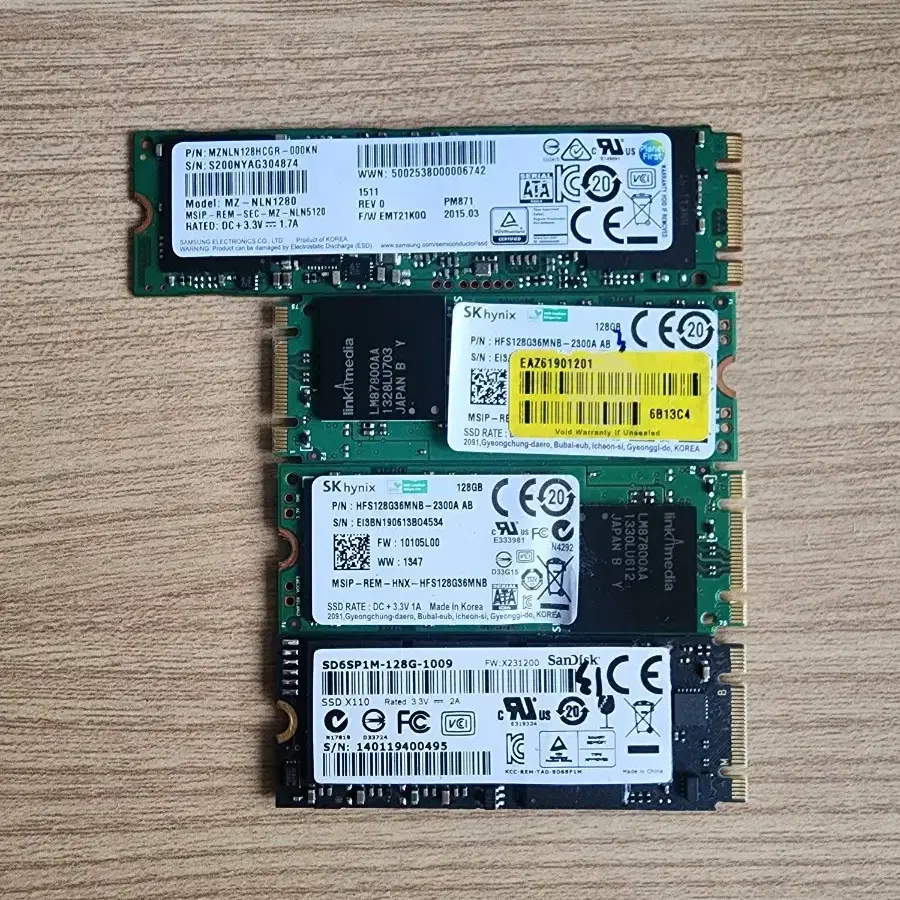 [128GB M.2 SSD] 삼성,샌디스크 M.2 SSD 128GB 판매