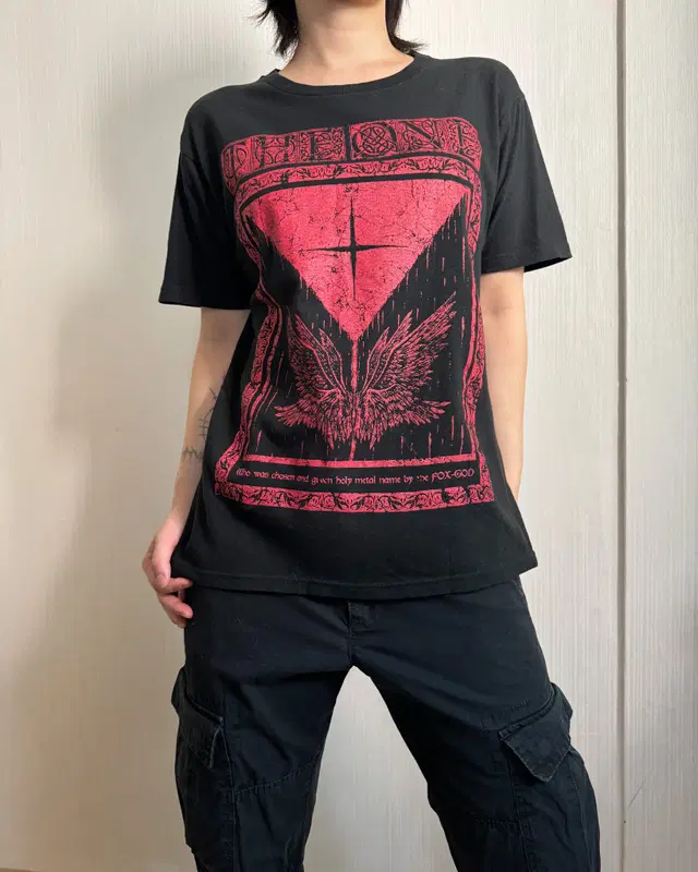 Gothic printing t shirt