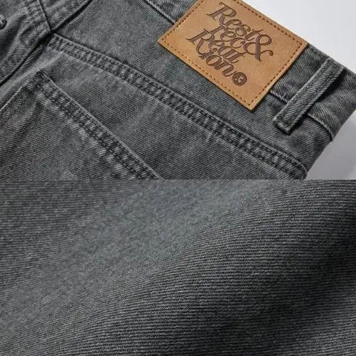 rest and recreation RR logo wide jeans