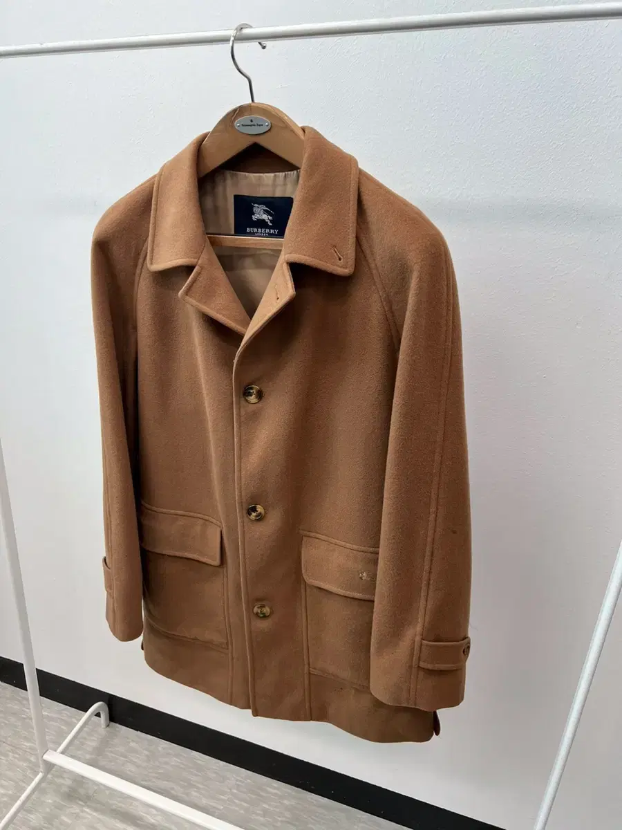 105) Burberry Camel Half-Coat