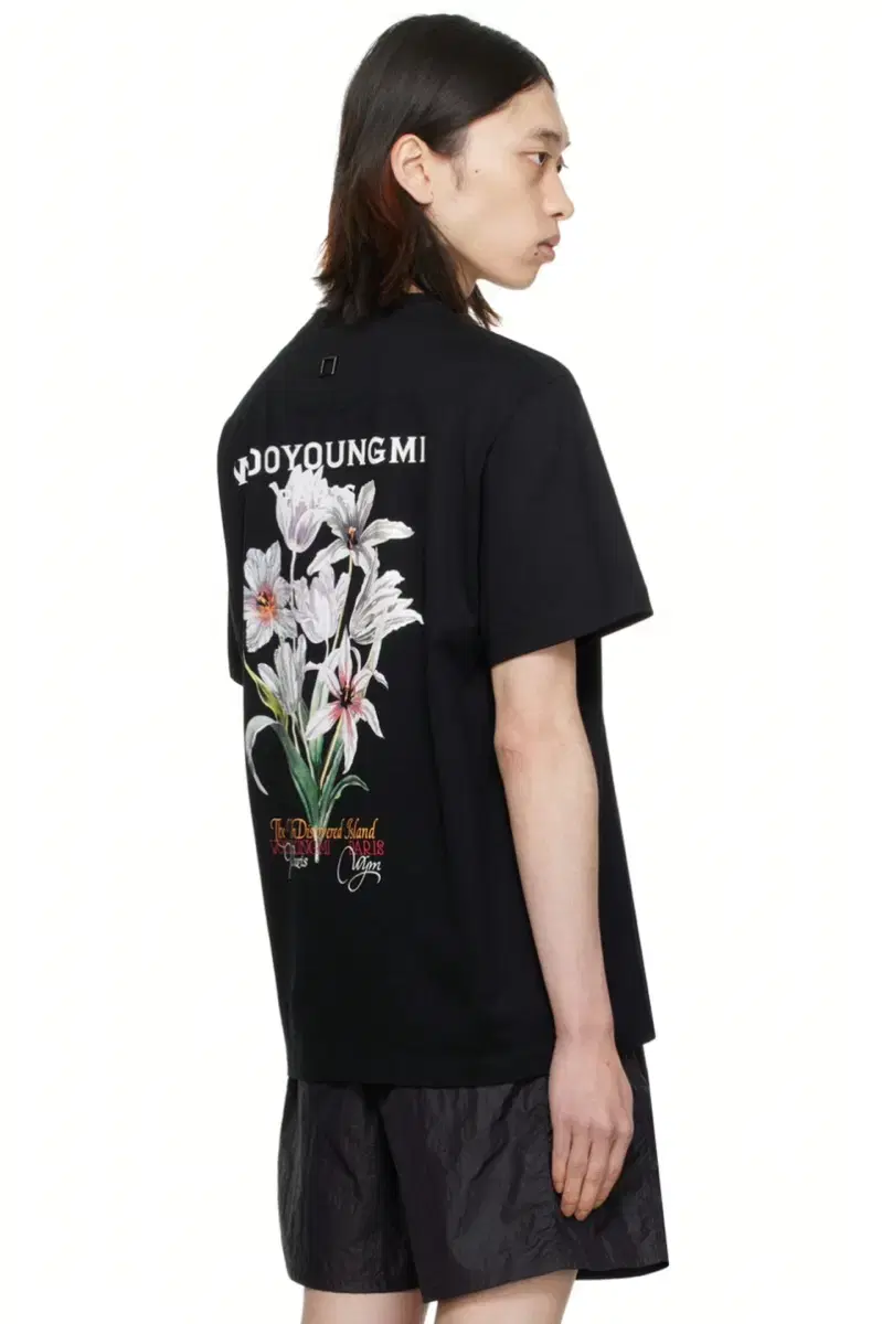 Wooyoung Mi Flower Short sleeve Black 54 size