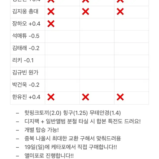 케타포 럭드 분철진행합니다!!