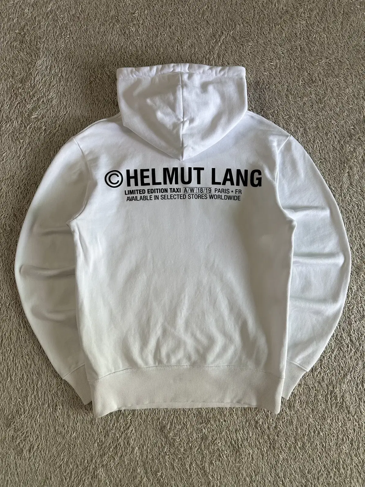 [S] 매장판) 18SS 헬무트랭 HELMUT LANG TAXI 후드티