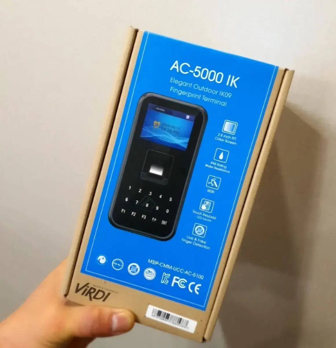 VIRDI AC5000 출입통제 단말기