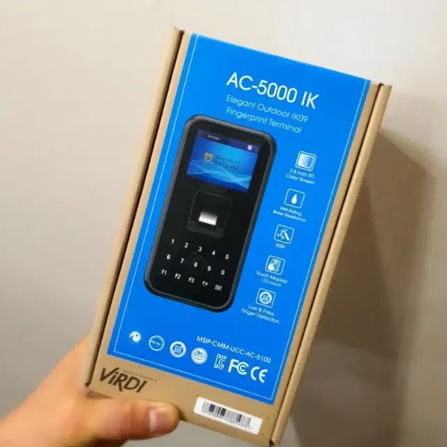 VIRDI AC5000 출입통제 단말기