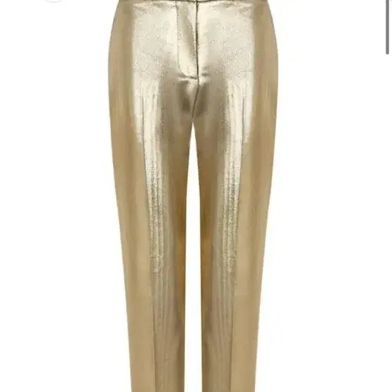 Metallic Moire Cigarette Pants