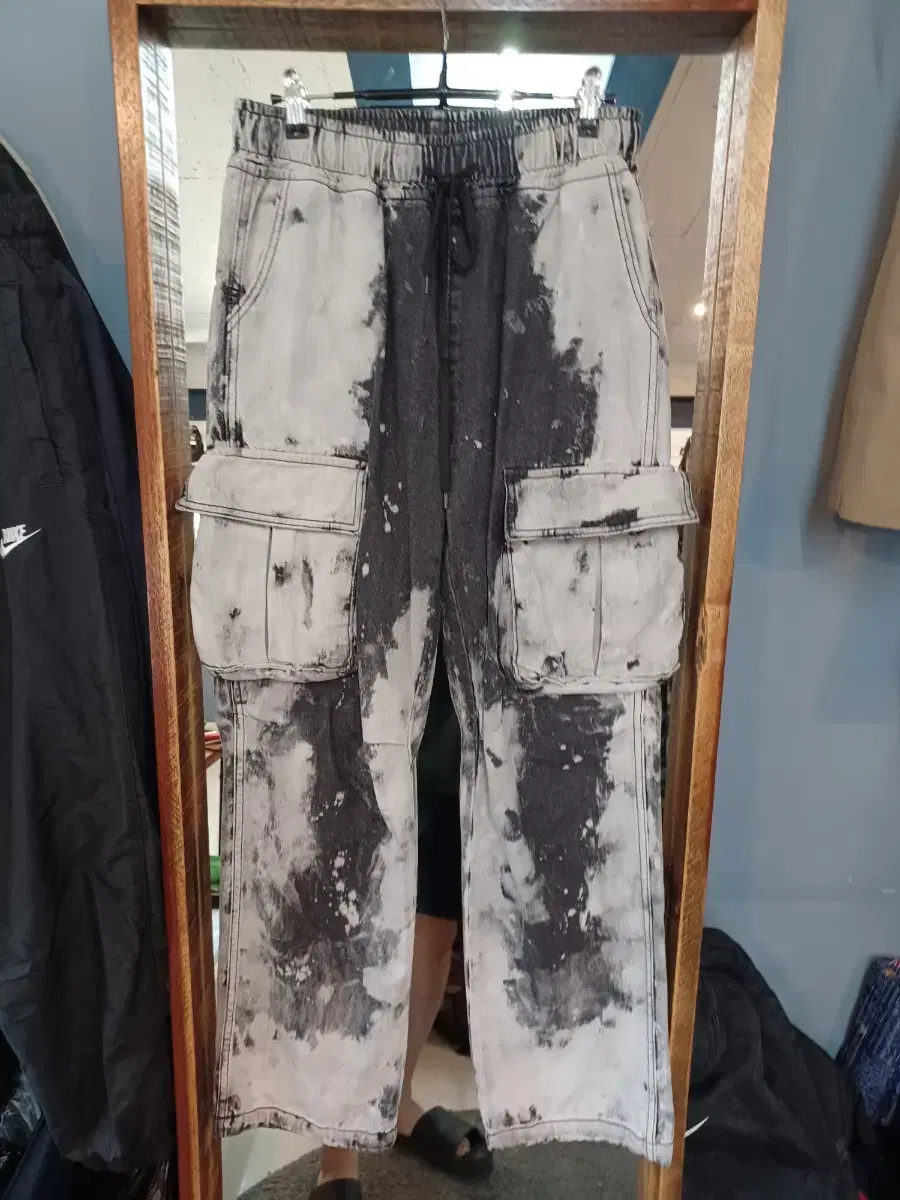 Vintage Glamour Tie-Dye Banded Cargo Pants L