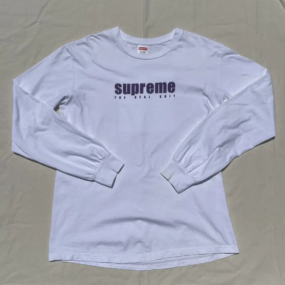 19ss Supreme 슈프림 The Real Shit 긴팔 티셔츠