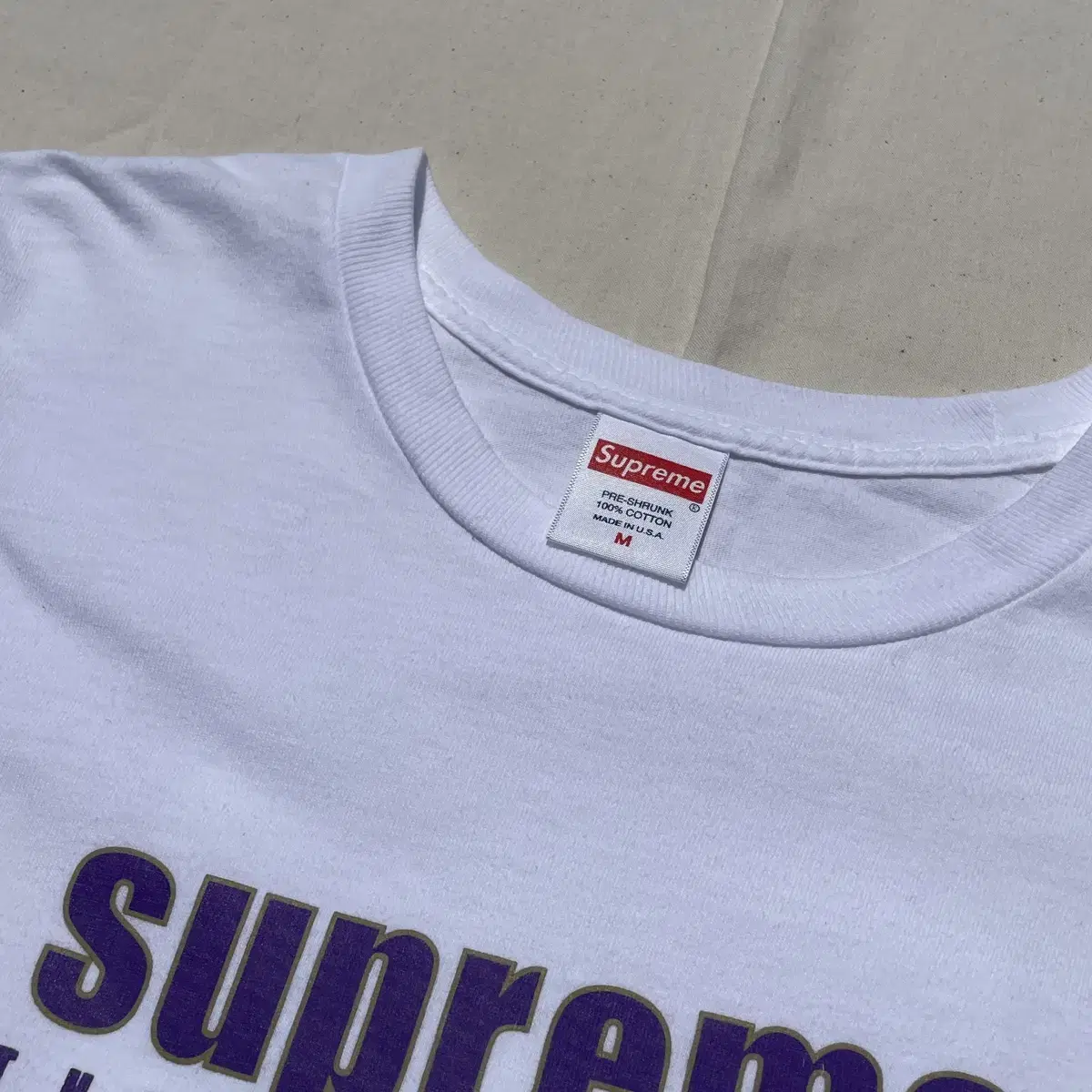 19ss Supreme 슈프림 The Real Shit 긴팔 티셔츠