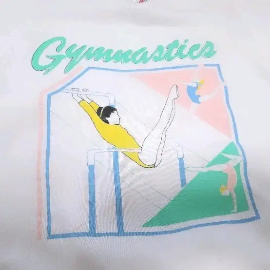 80년대 gymnastics 빈티지스웻