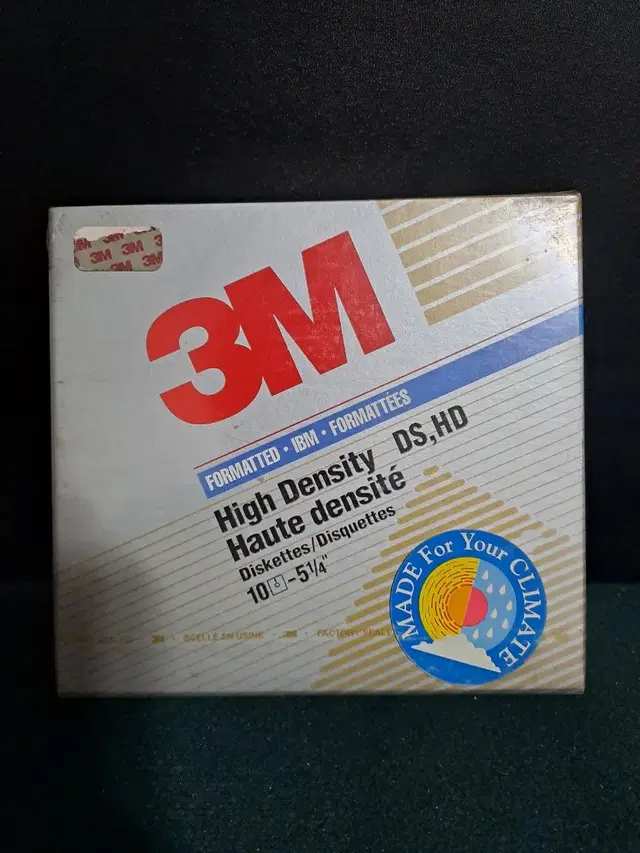 플로피디스켓 3M[미개봉]1994 USA [ 1box  10ea ]