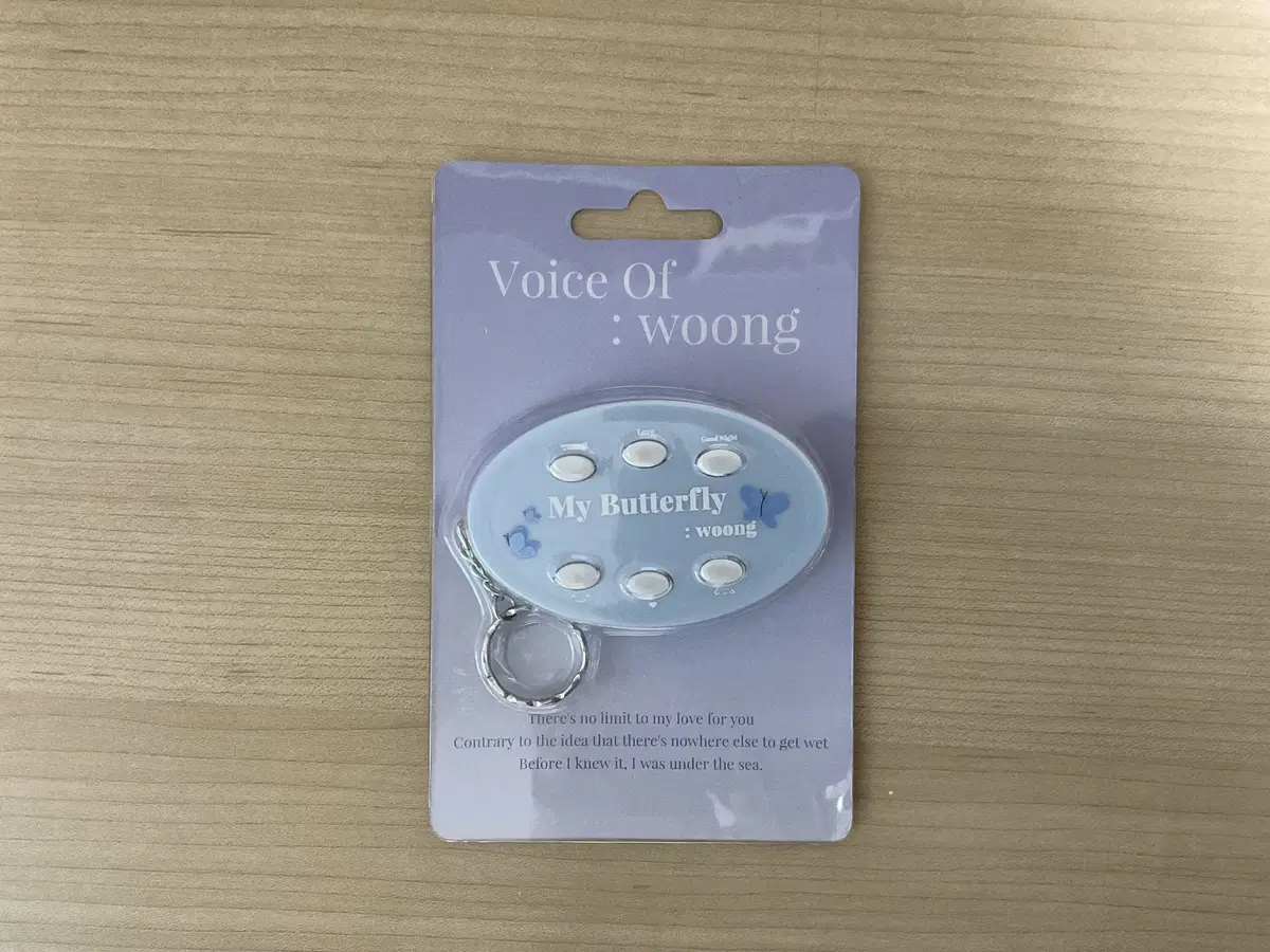 ZB1 kim jiwoong Voice Keyring