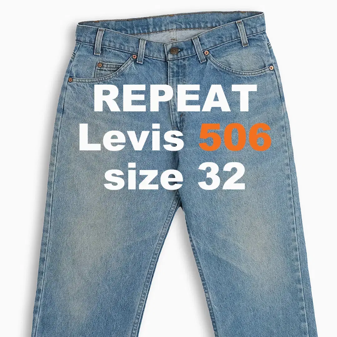 Levi's 506 Orange Tab 80s USA 32 Size OR5063301