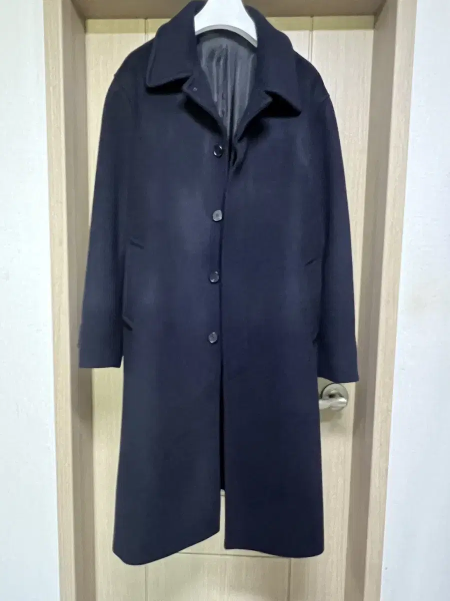 [3] GONAC 22FW Balmacan Mac Coat Dark Navy