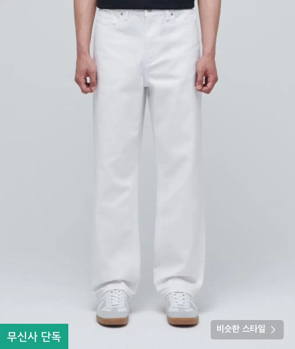 Regular Fit Denim Pants White 29