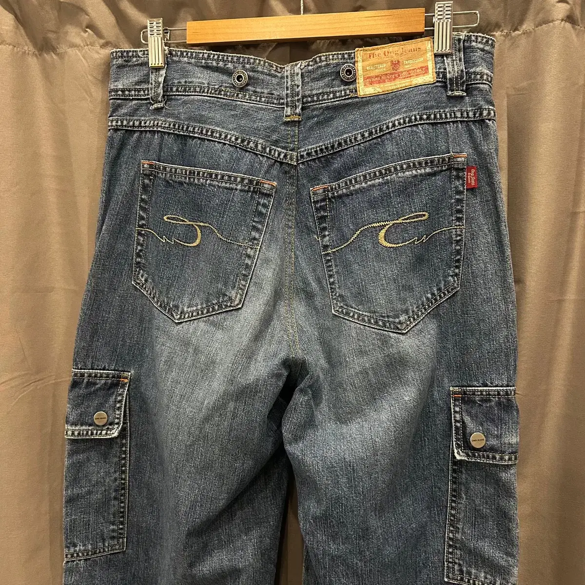 [32] ONG JEANS 빈티지 카고 데님 팬츠 청바지