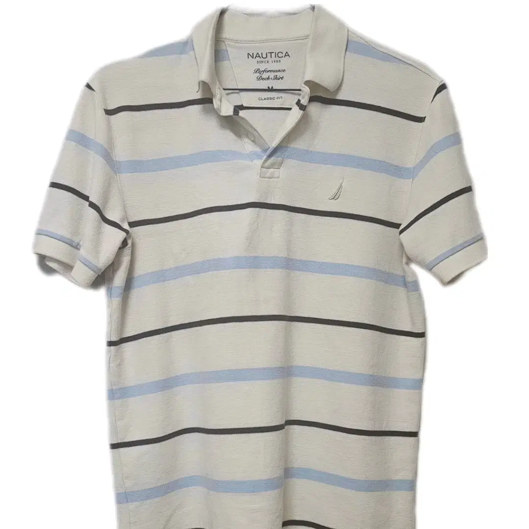 Nautica Stripe kara T-shirt