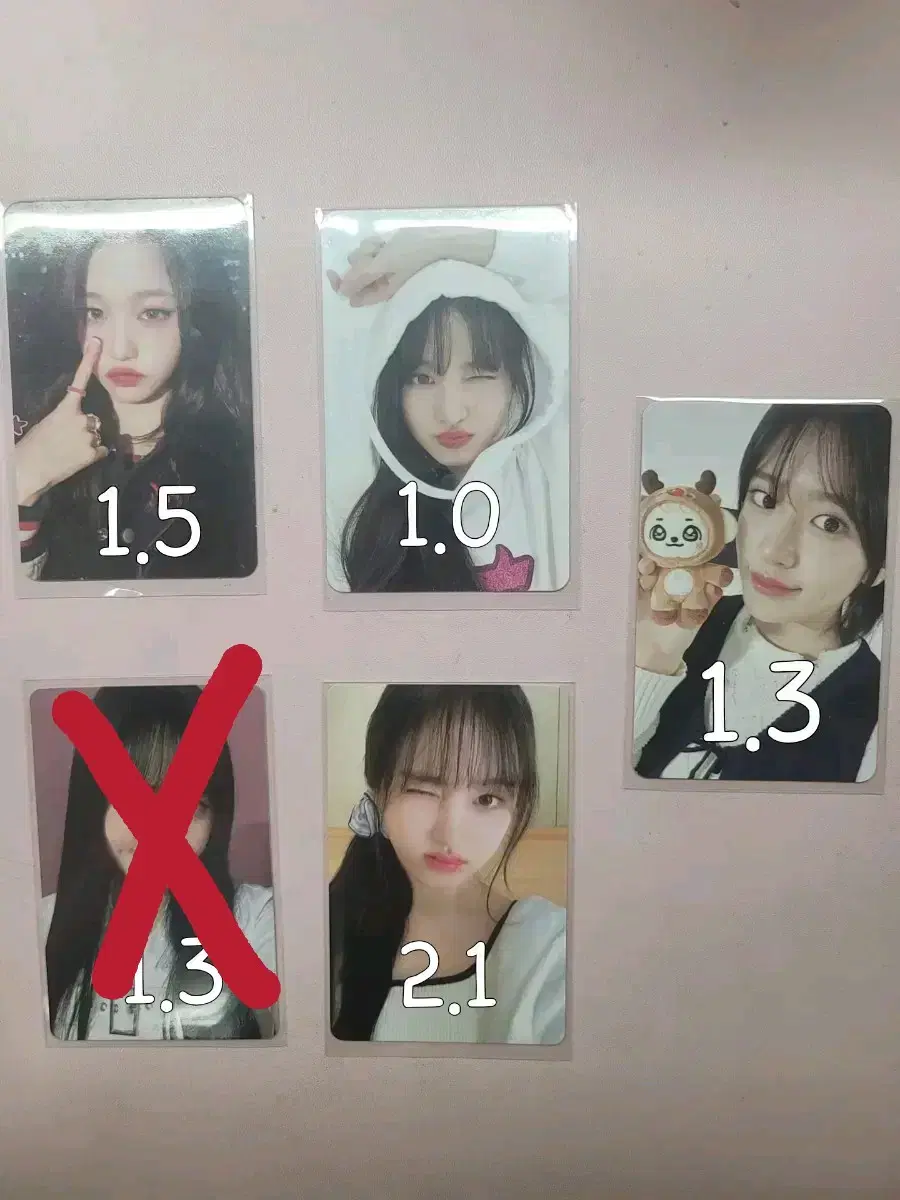 Ive been selling photocard. wonyoung ssq,liz neshora,wave 초회한정반등