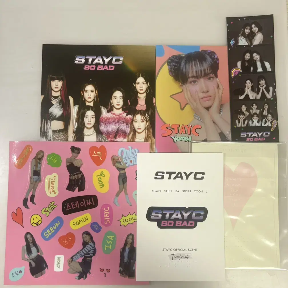 스테이씨 STAYC 스티커 및 사진