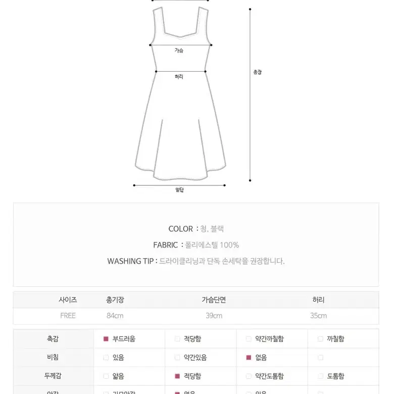 [무료배송] 섹시 데님 나시 청원피스