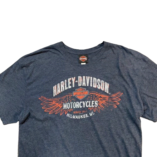 Harley Davidson [XL~2XL] 할리데이비슨 라스베거스 반팔