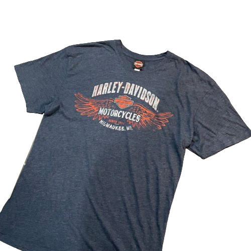 Harley Davidson [XL~2XL] 할리데이비슨 라스베거스 반팔