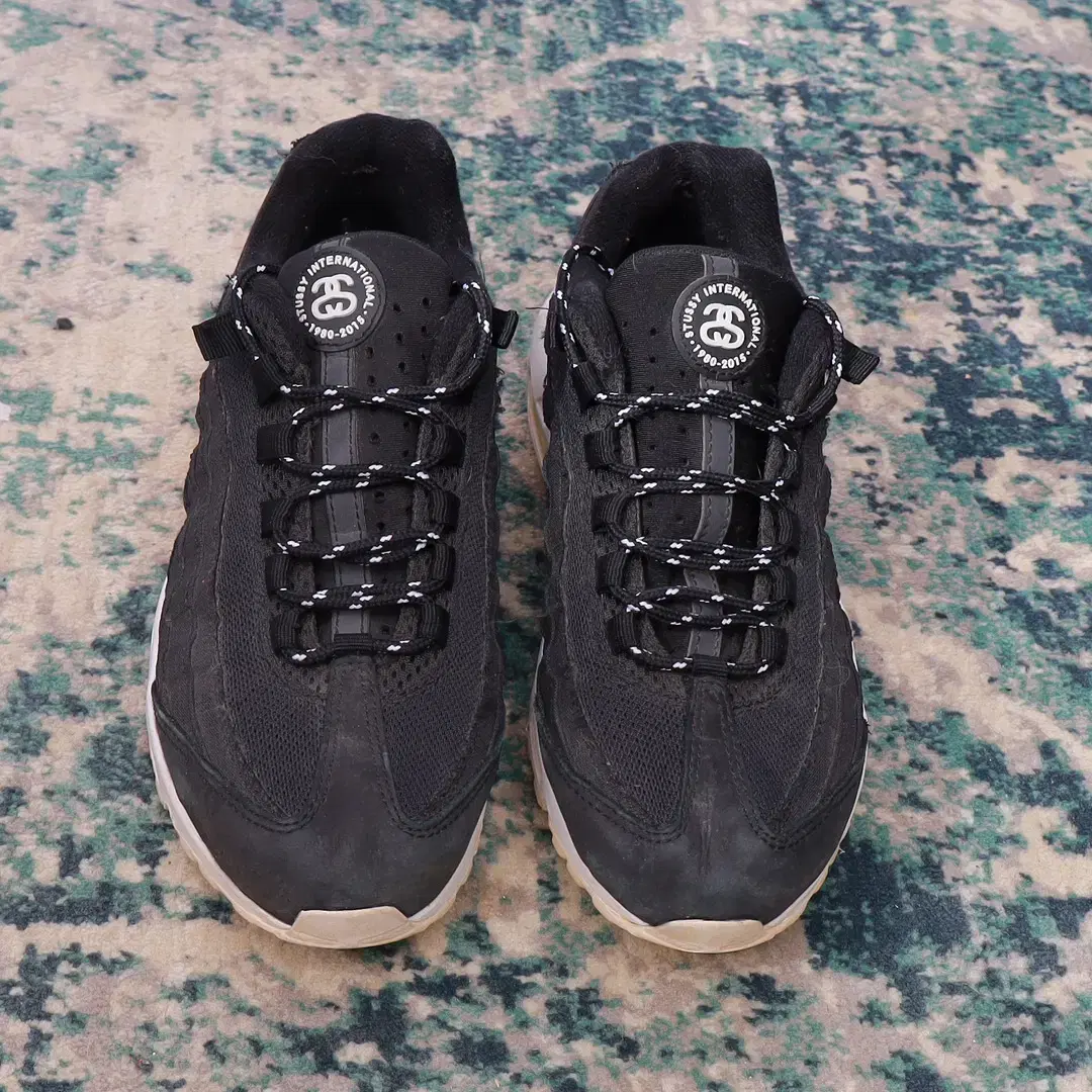 Stussy x Nike 에어맥스 95 블랙 255