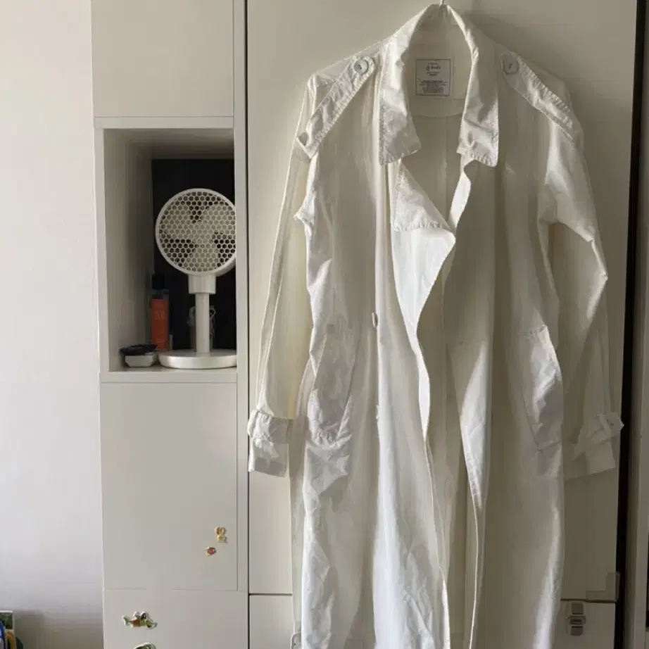 15basis white long jacket