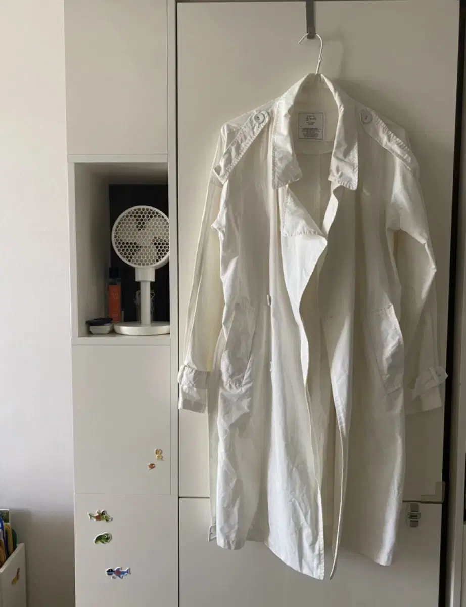 15basis white long jacket