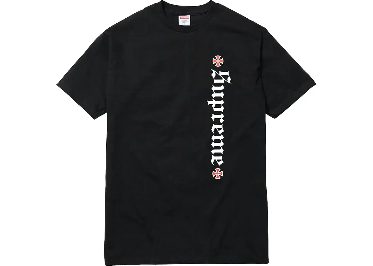 Quick sale)) 17FW Supreme Independent Tee L New