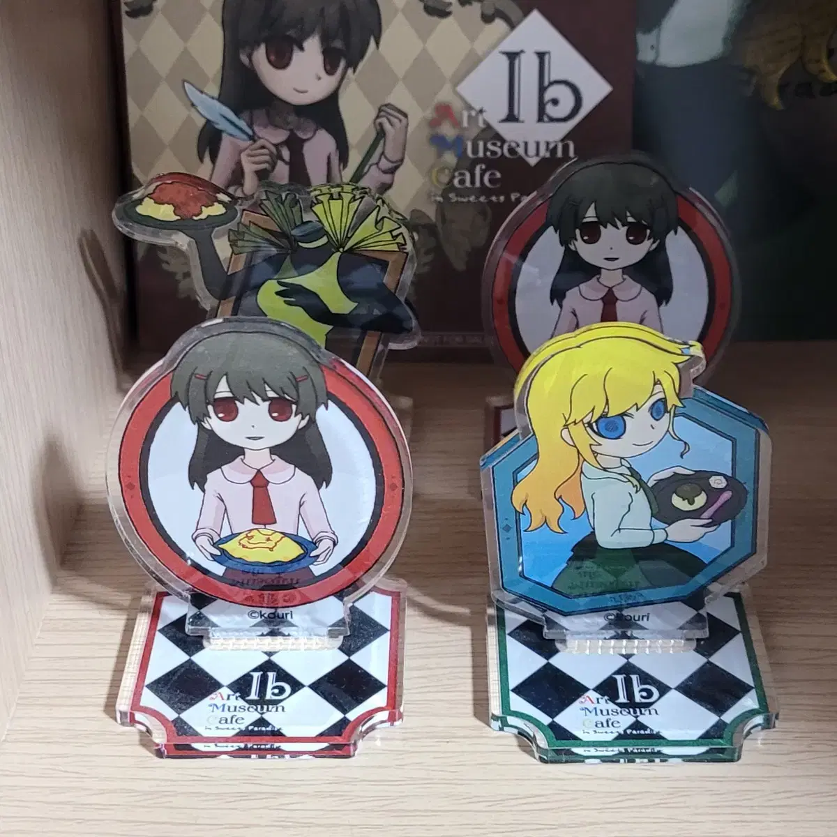 Tsuru Game IB Eve Suifara Collaboration acrylic stand Coaster Postcard