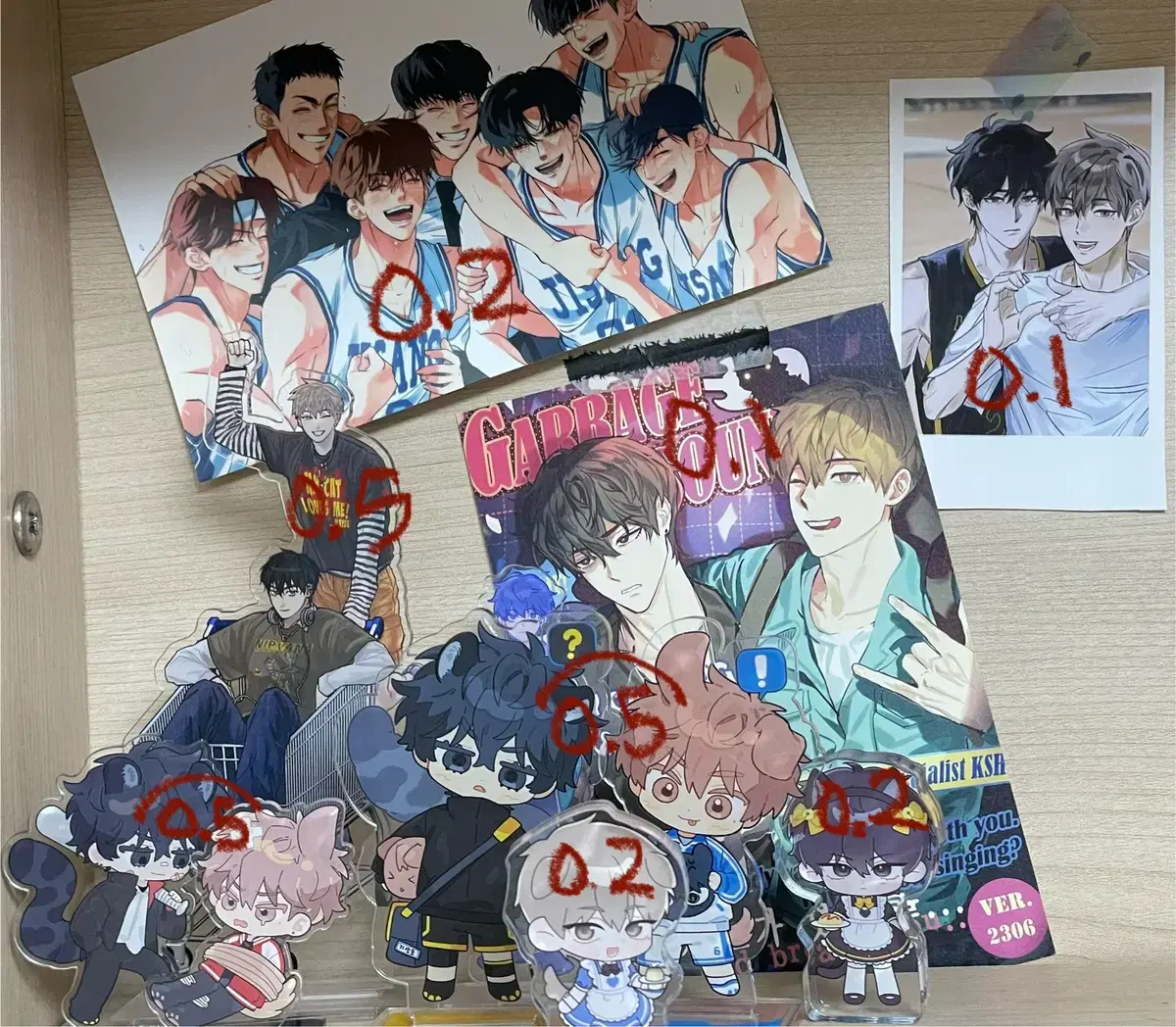 [WTS] Garbage Time Gakta Jong Sang Jongsoo Ki-ho acrylic Goods Somyi Doll