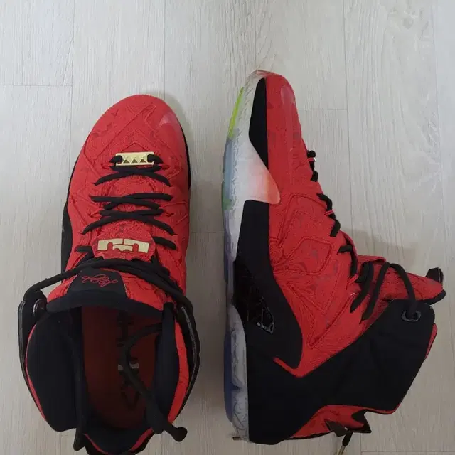 농구화 Nike LeBron EXT Red Paisley