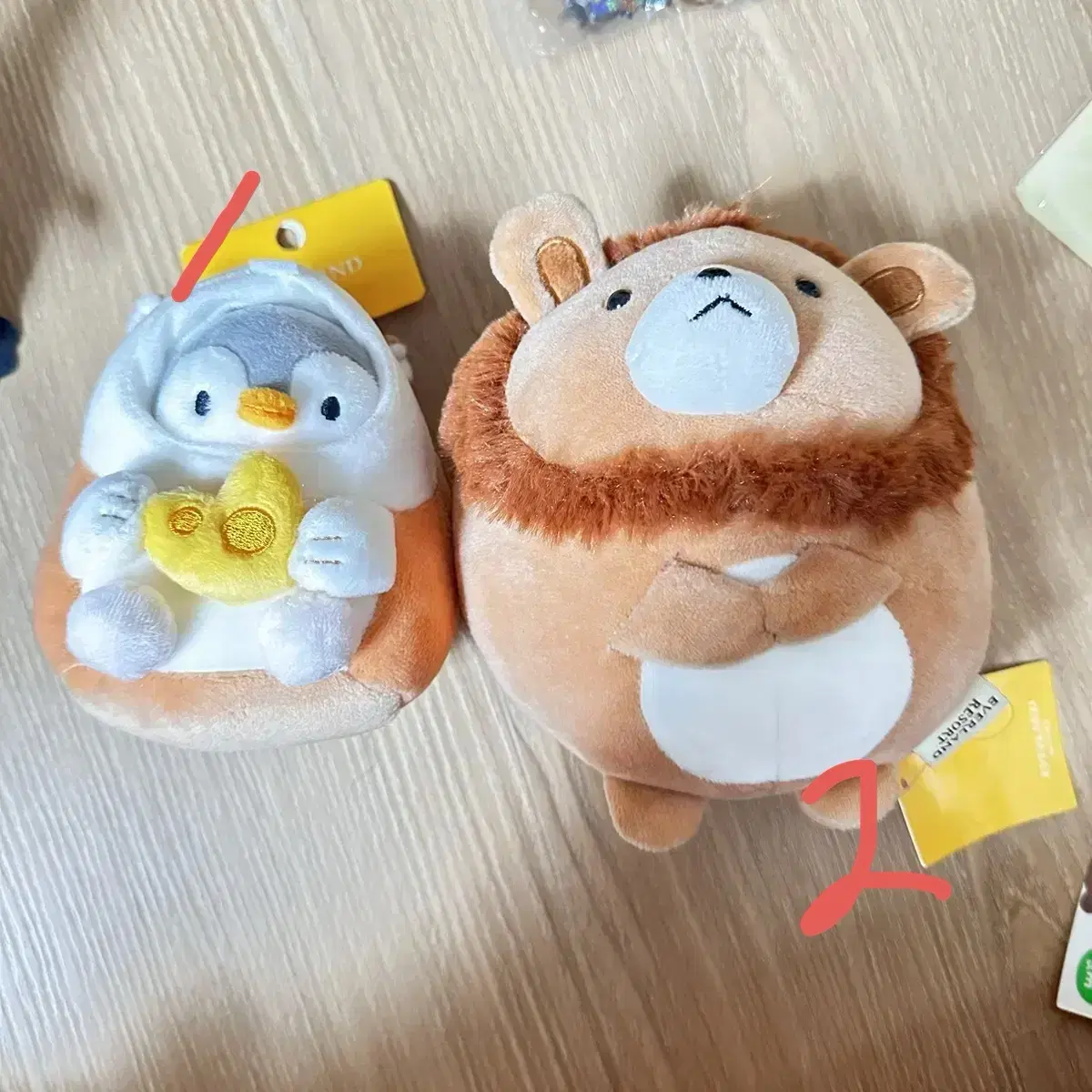 Everland Penguin Lion doll Quick sale Collectible Per Piece