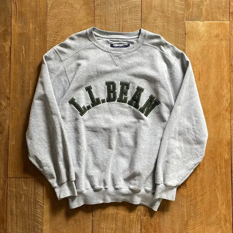 L.L.BEAN SWEATSHIRT GREY [USA MADE] (95)