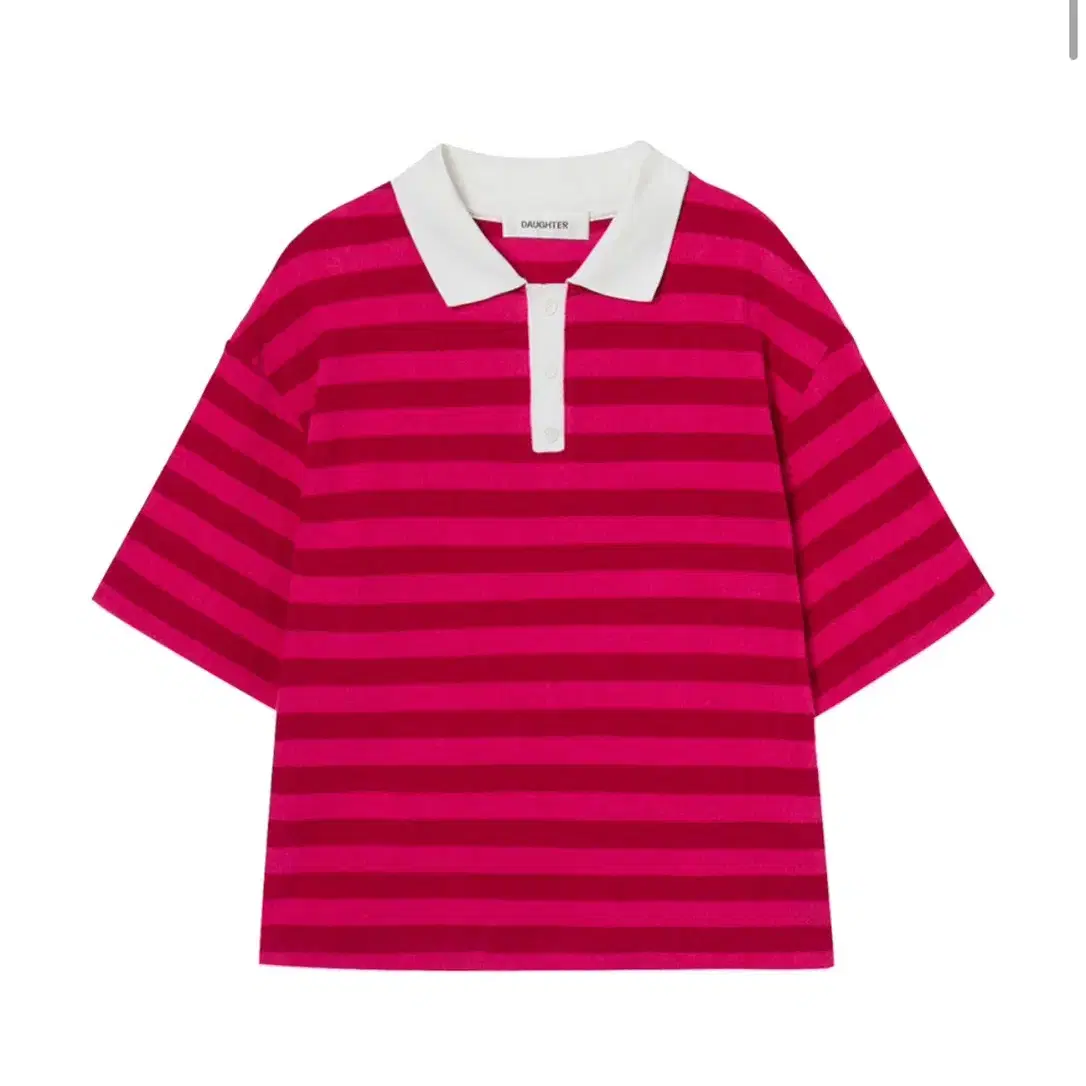 도우터 Daughter striped terry polo shirt