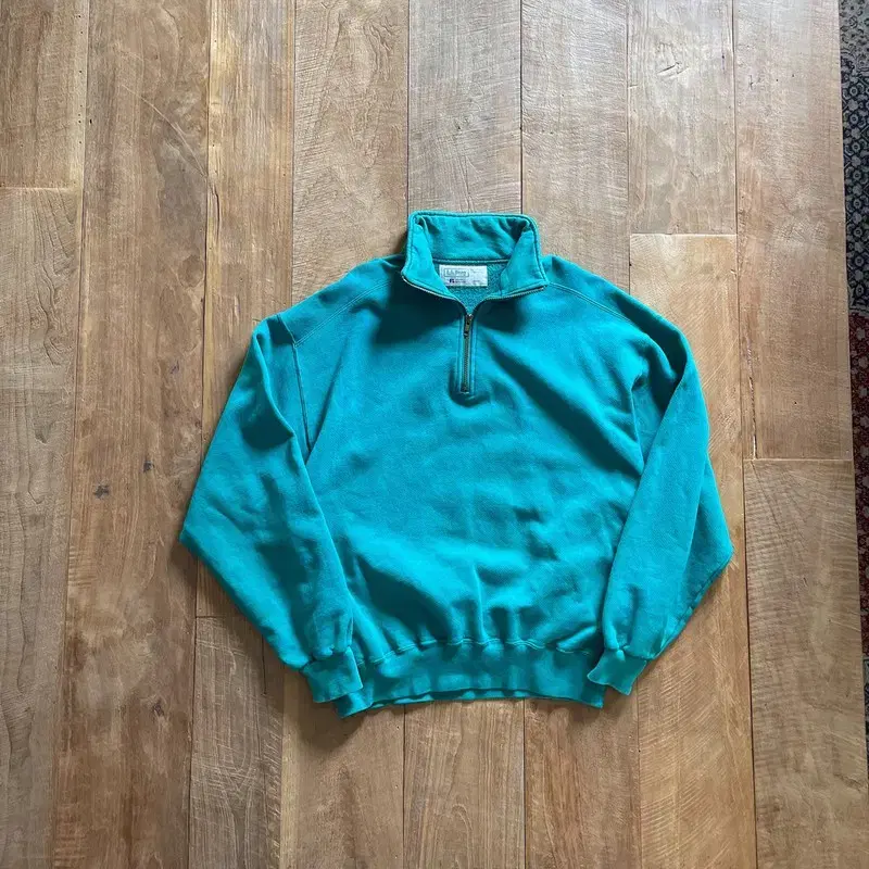 러셀 엘엘빈 쿼터짚 스웻 TEAL GREEN [USA MADE](105)