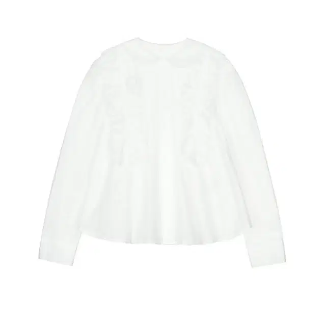 Cosmoss 22fw ruffle lace shirt