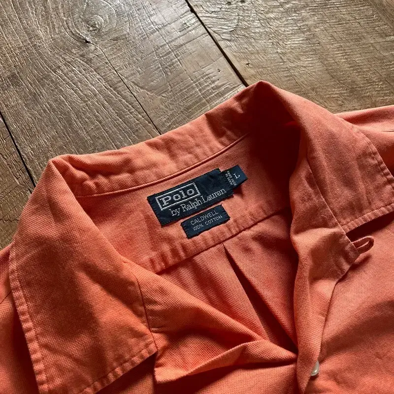 빈티지 폴로 CALDWELL COTTON SHIRT ORANGE