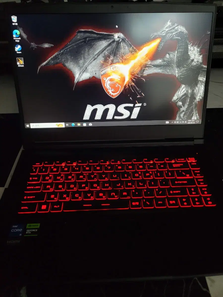 RTX 2050 MSi Gaming Laptop for sale in excellent condition