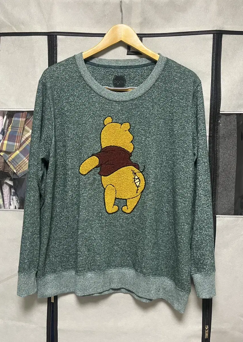 DISNEY JAPAN Pooh Man-to-Man XL