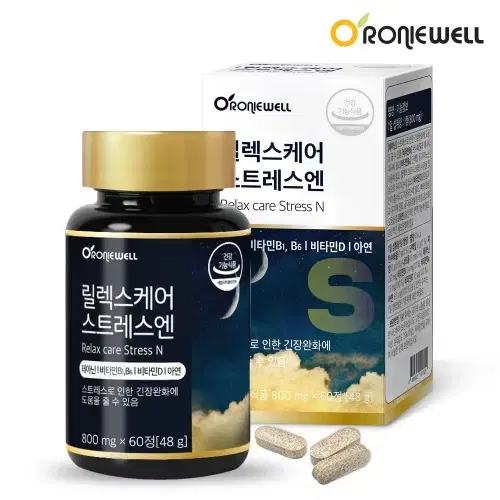 로니웰 릴렉스케어 스트레스엔 800mg x 60정