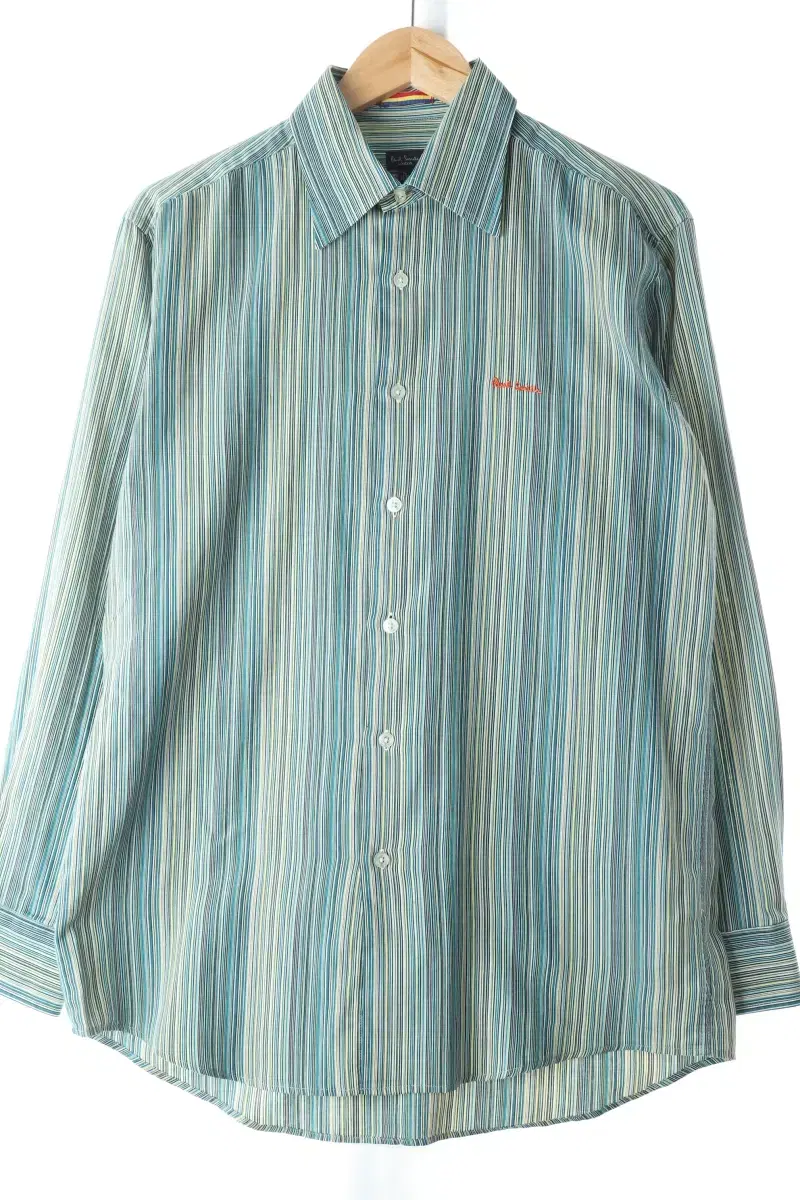 (L) Polsmith Shirt Southern Stripe Basic Fit Old School-C94D