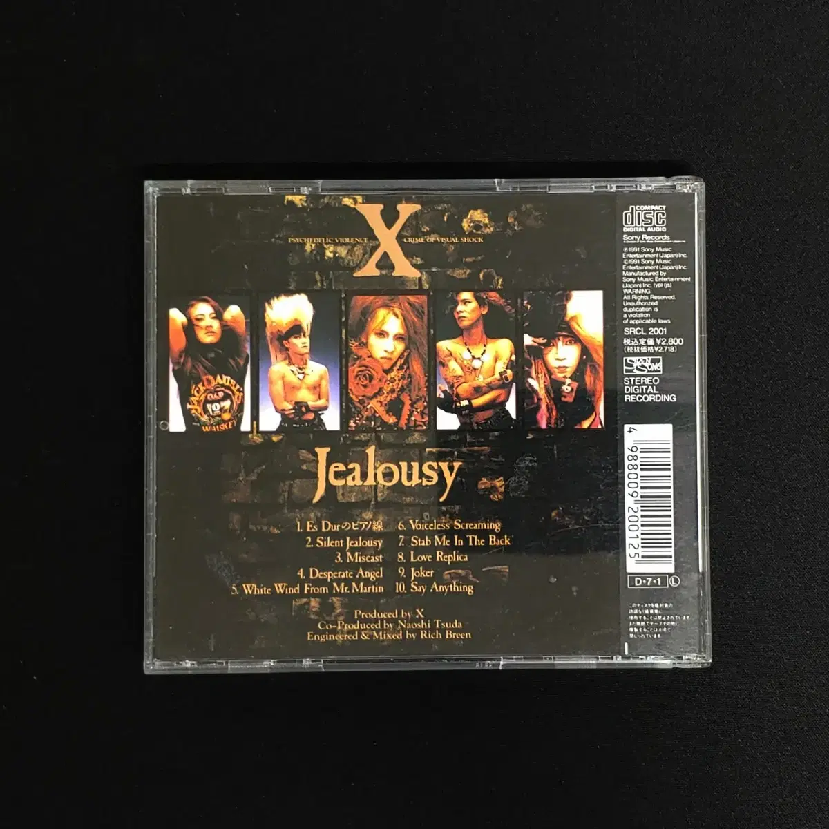 X JAPAN 엑스 재팬, Jealousy 젤라시