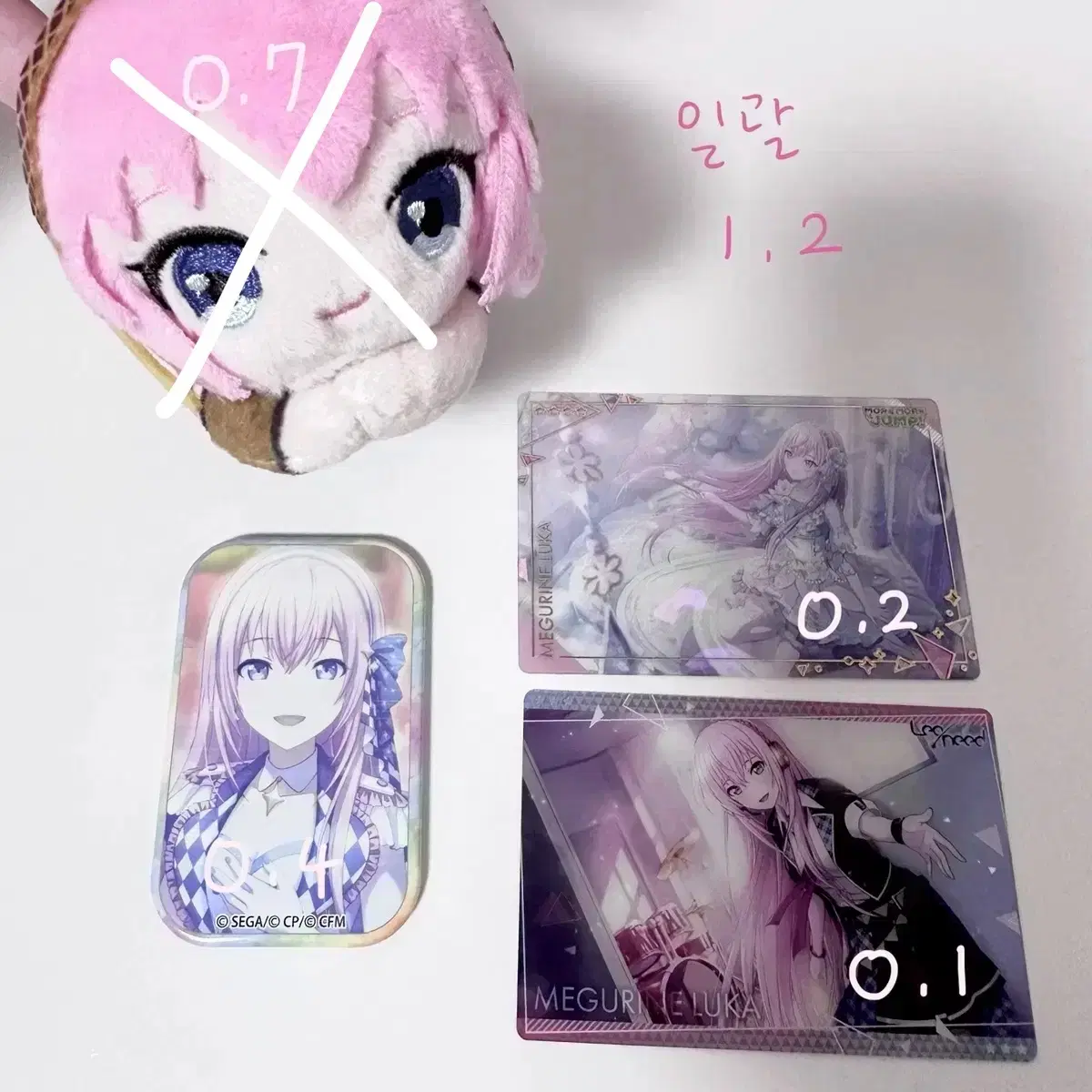 Vocaloid Prosecca Project SEKAI Prosecca Megumine Luka Goods