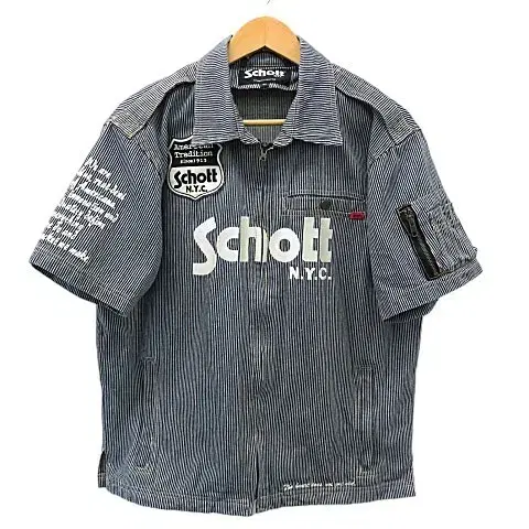 Schott genuine short sleeve denim jacket for sale