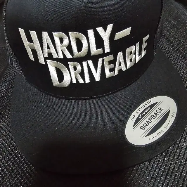 하들리 드라이버블 HARDLY DRIVABLE 메쉬캡 블랙 라이더스 볼캡