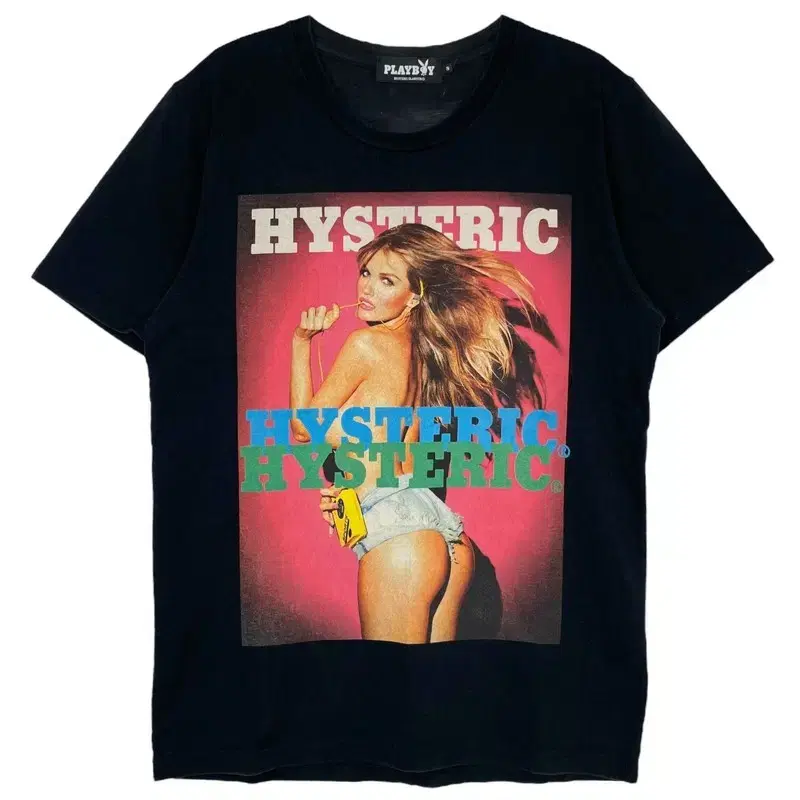 HYSTERIC GLAMOUR 히스테릭글래머 플레이보이 반팔 티셔츠