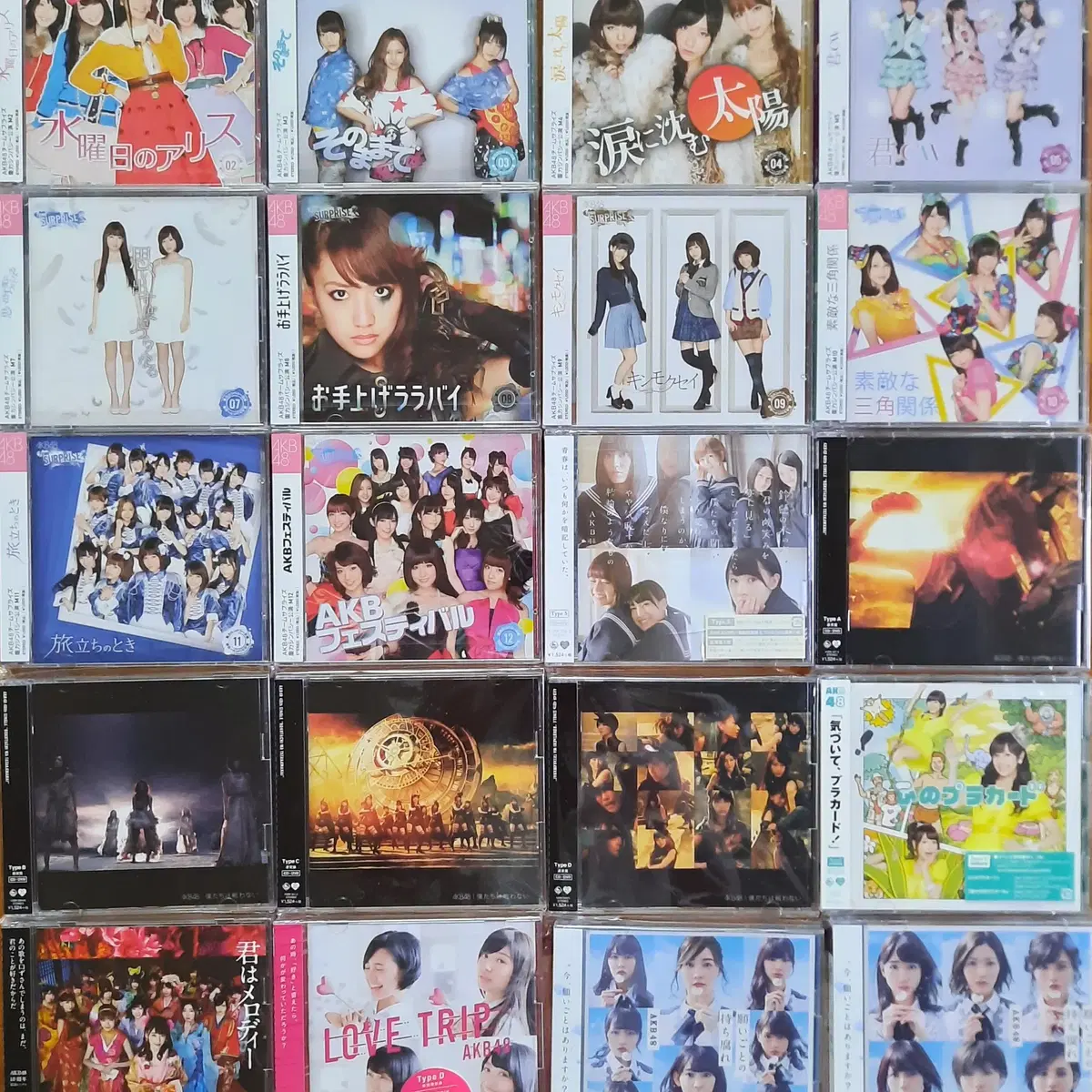 AKB48 HKT48 SKE48 NGT48 NMB48 미개봉 121장